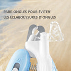 Pare-ongles transparent pour éviter les éclaboussures d'ongles - Accessoire inclus avec le coupe-ongles LED pour animaux